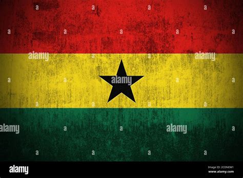 Grunge Flag Of Ghana Stock Photo Alamy