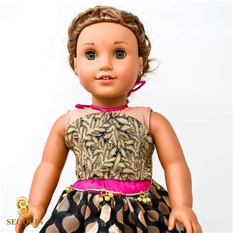 American Girl18 Inch Indian Doll Dress Sarilehengasalwar Etsy