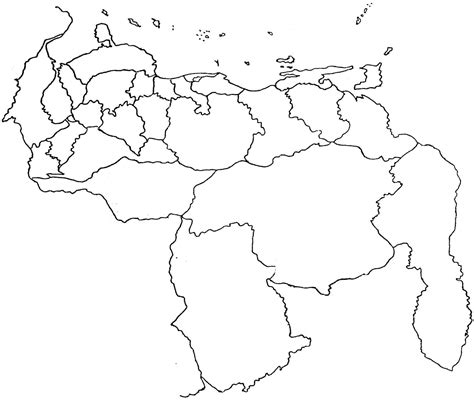 Mapa De Venezuela Vector At Collection Of Mapa De