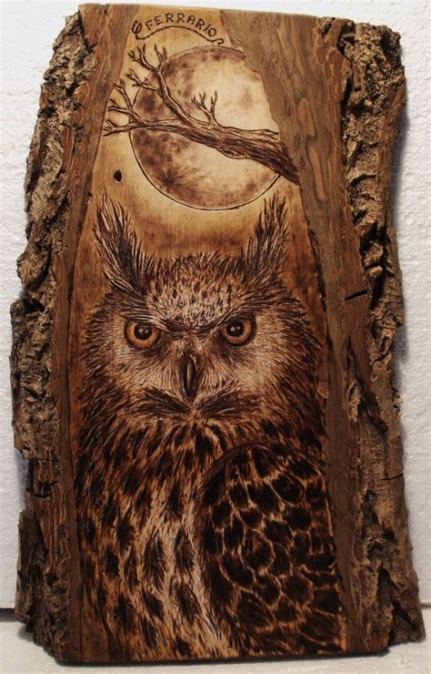 Now it's time to add color using. Pin by Ben Glenn on Pyrographs artistic (owls ) | Wood burning art, Wood burning crafts ...