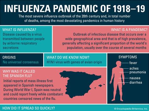 Influenza Pandemic Of 191819 Chart Britannica