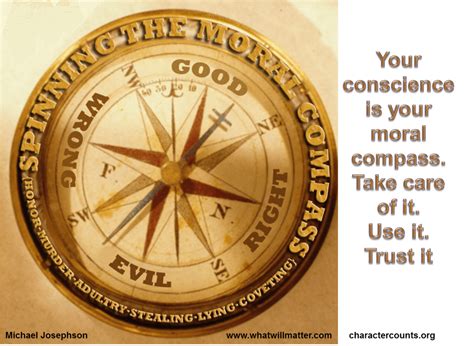 Conscience Moral Compass Poster What Will Matter