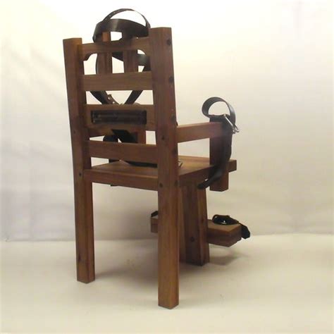 Custom Made Thomas Edison Electric Chair By Nikola Tesla Ac Electricity