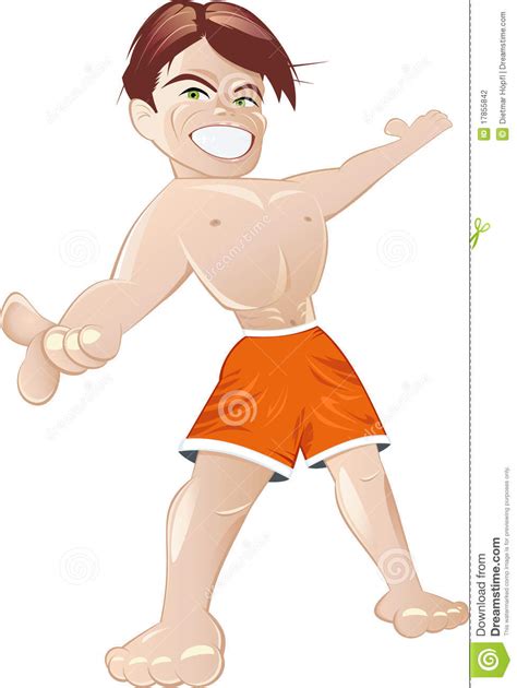 Healthy Strong Boy Stock Vector Illustration Of Fitness 17855842