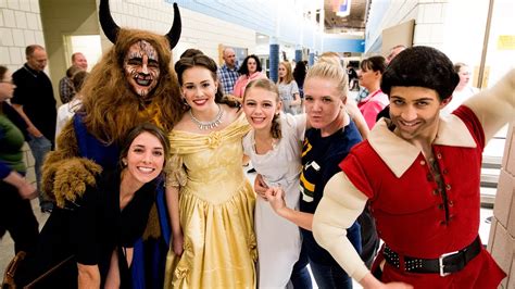 Meeting The Beauty And The Beast Cast Youtube
