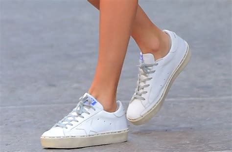 Taylor Swift Shows Tan Legs In Golden Goose Sneakers In Nyc Footwear News