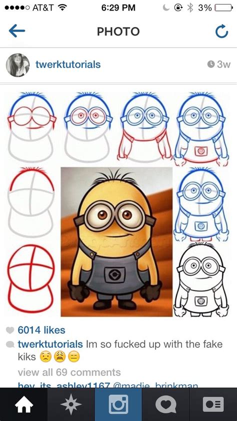 How To Draw A Minion Minions Art Projects Drawings