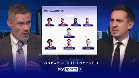 Neville And Carragher Pick Their Premier League Teams Of The Season