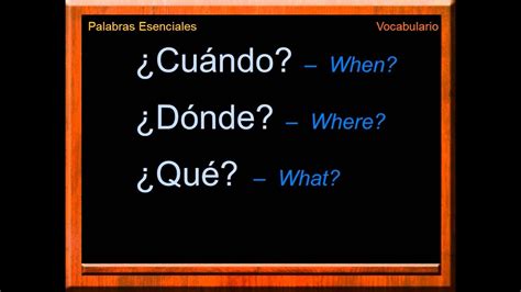 That said, many other cultures have influenced. Essential Words in Spanish | Everyday Words | Vocabulary ...