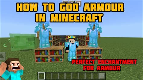 How To Make God Armour In Minecraft Pocket Edition Best Enchantment For