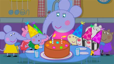 Peppa Pig Celebrates Edmond Elephants Birthday Kids Tv And Stories