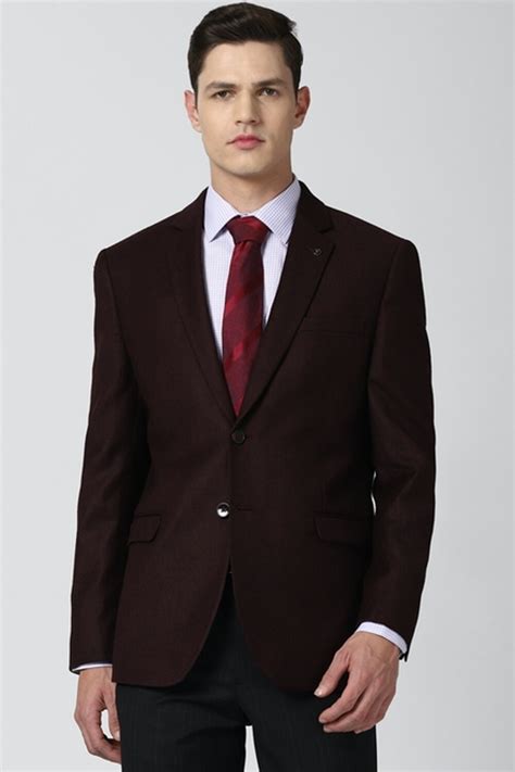 Maroon Solid Blazer Selling Fast At