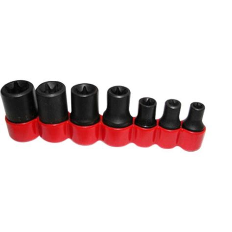 Vim Tools Vse616 7 Piece Inverted Torx Socket Set E6 E16