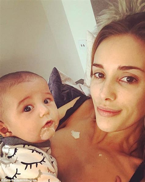 rebecca judd shares instagram picture of her twin sons daily mail online