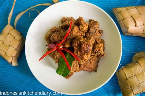 Beef Rendang Indonesian Beef Stew Indonesian Kitchen Diary Recipe