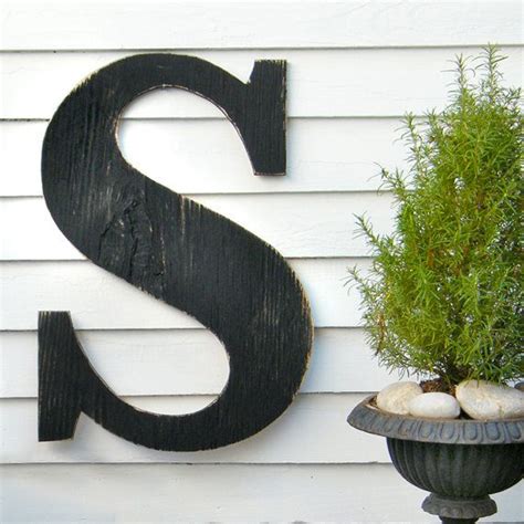 24 Extra Large Letter Wall Decor Oversized Letter Wooden Etsy Large