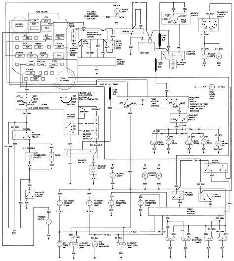 1990 oldsmobile 98 wiring diagram