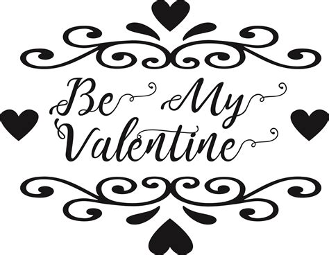 Free vector svg valentine silhouette clip art, this file can be scaled to use with the silhouette cameo or cricut, brother scan n cut cutting machines. Freebie~Be My Valentine Free SVG Cut File | Free SVG Files ...