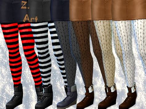 The Sims Resource Wool Tights By Zuckerschnute20 • Sims 4 Downloads