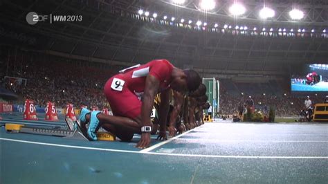 Usain Bolt Moskau 2013 100 Meter Wm Finale Youtube