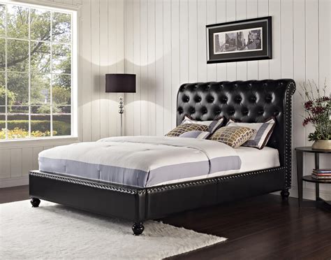Upholstered King Bed With Rolled And Tufted Headboard By Standard Furniture Wolf And Gardiner