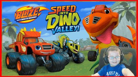 Blaze And The Monster - Blaze Dino Dash Dinosaurs Truck Nickelodeon Jr