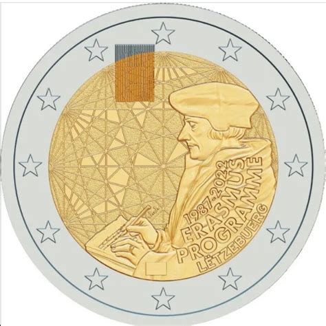 2 Euro Commemorative Coin 2022 35 Years Erasmus Program Ounce Ebay