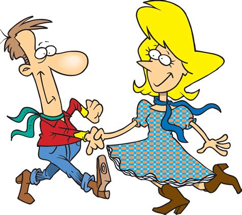 Cartoon Couple Dancing - Dancing Cartoon Dance Couple Dancers Clipart