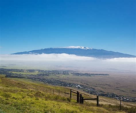 Snow In Hawaii Early Inches Fall On Mauna Kea Volcano