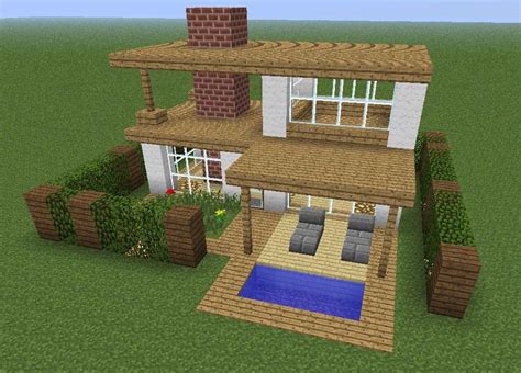 Check out this easy minecraft house tutorial, follow the easy steps and images to make your very own minecraft house. Super Simple Minecraft Starter Home | Cool minecraft ...