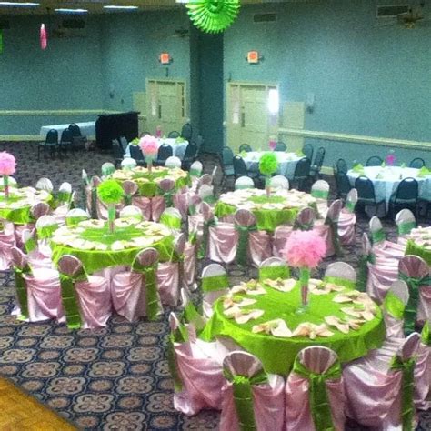 Pink Green Ball For The Akas Green Party Pink And Green Prom Theme