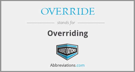 Override Overriding