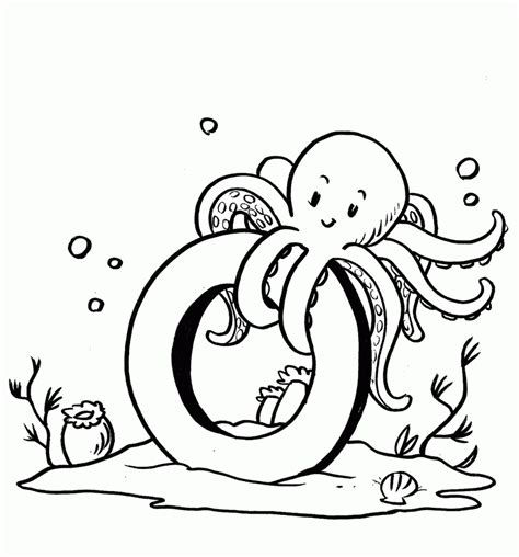 octopus coloring pages kidsuki