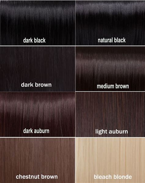 There are four main hair colors: Amazing Dark Brown Hair Color Chart #12 Black Hair Color ...
