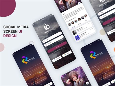 Anyone would consider learning how to make app like facebook. Social Media UI Kit PSD by PSD Gang Creatives on Dribbble