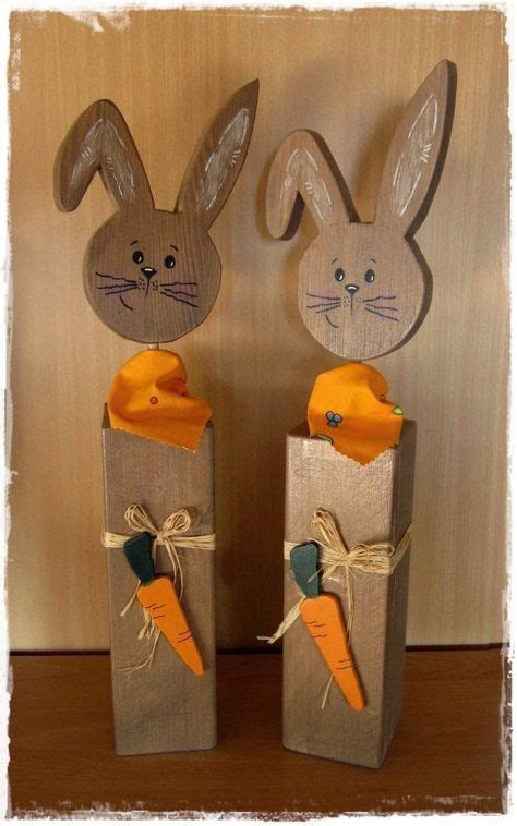 Damit es euer osterhase noch etwas gemütlicher hat, haben wir noch eine bastelvorlage für euch vorbereitet. meine Holzpfosten Osterhasen sind nun auch fertig geworden ...