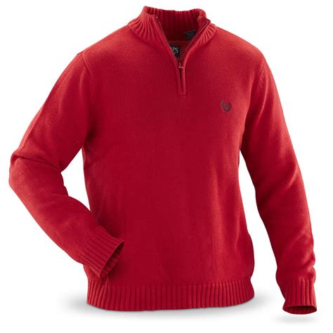 Mens Chaps® 14 Zip Sweater 235973 Sweaters At Sportsmans Guide