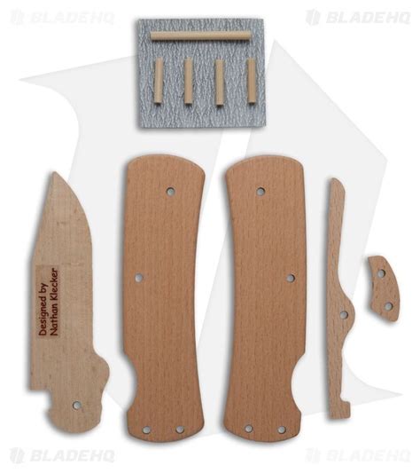 Knife kits are a fun and easy way to make your first knife or try your hand at making a different style. CRKT Klecker Nathan's Knife Kit Wood Craft Project 1032 | Wood crafts, Craft projects, Small ...