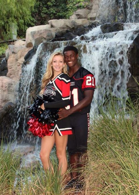Football Cheer Couples Jjtaylor And Maddy Black Guy White Girl Black Man White Girl Cheer Couples
