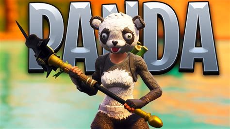New Fortnite Panda Skin Gameplay Youtube