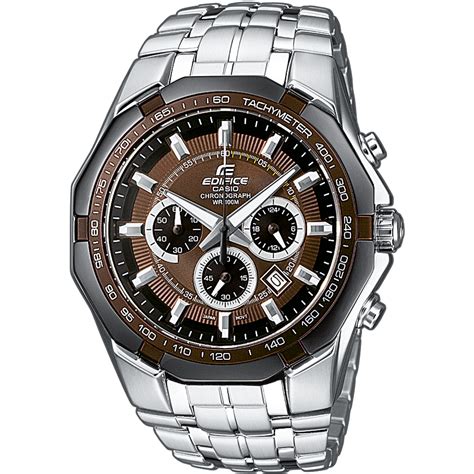 Casio Edifice Ef 540d 5avef Watch Ef 540d 5a Chrono Sport Brown