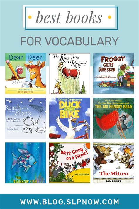 Best Books For Vocabulary Vocabulary Book Preschool Books Speech