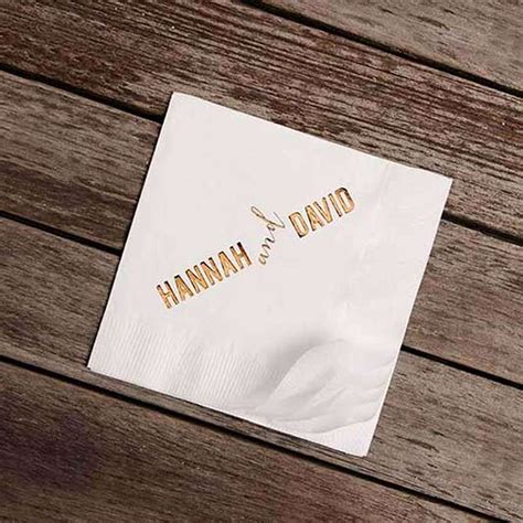 Add A Personal Touch To Your Party With Custom Engraved Napkins From
