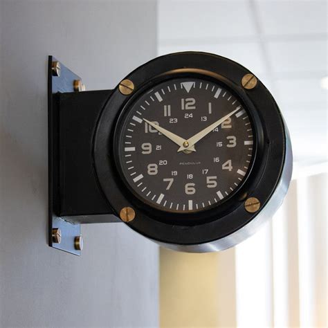 Clearly Presenting The Time From Two Directions Our Airport Wall Clock
