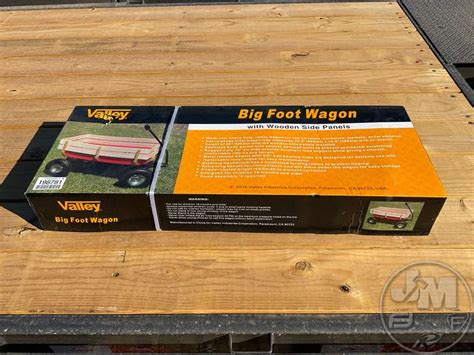 Vally Bigfoot Wagon Wt Wooden Side Panels Jeff Martin Auctioneers Inc