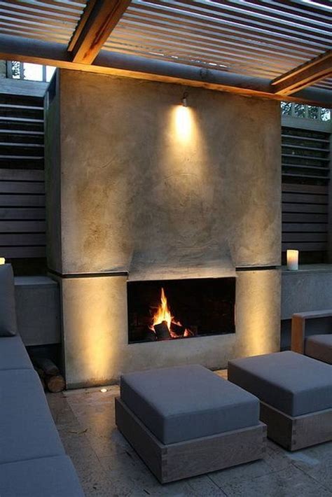 39 The Best Backyard Fireplace Design That You Must Have Homepiez
