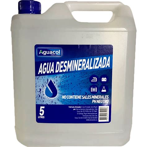 Agua Desmineralizada Para Que Serve