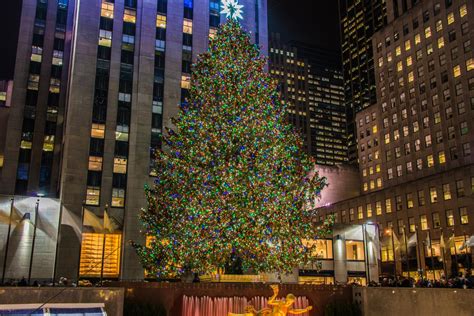 Rockefeller Center Christmas Tree Tree Lighting Ceremony 2016