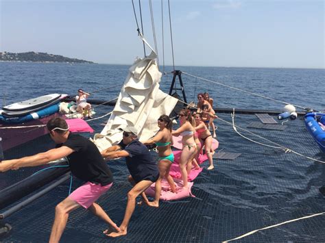 Croisière Coucher De Soleil En Méditerranée Caseneuve Maxi Catamaran