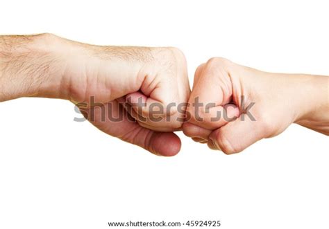 Two Fists Punching Each Other Stock Photo Shutterstock